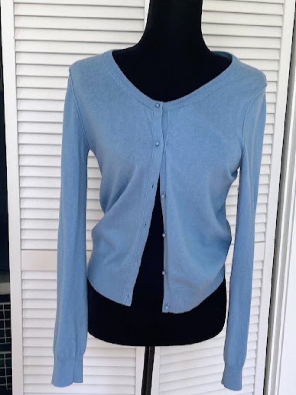 Lightweight Summer Cashmere Cardigan  in Baby blue